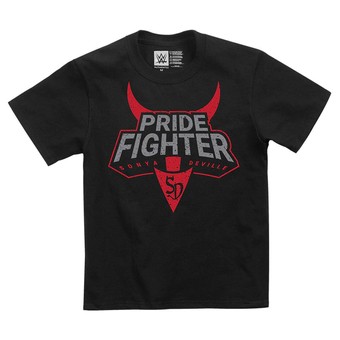 Youth Black Sonya Deville Pride Fighter T-Shirt