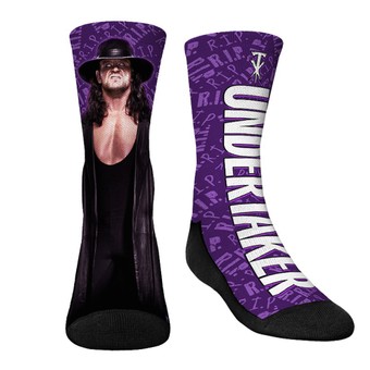 Youth Rock Em Socks The Undertaker Big Wrestler Crew Socks