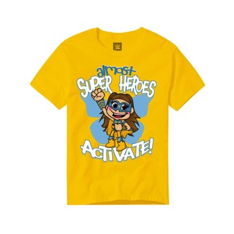 Youth Yellow Nikki A.S.H. Almost Super Heroes Activate! T-Shirt